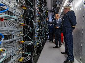 Sébastien Lecornu Inaugurates ASGARD Supercomputer In Suresnes - France