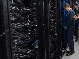 Sébastien Lecornu Inaugurates ASGARD Supercomputer In Suresnes - France