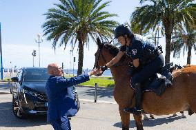 Planting of An Olive Tree in Tribute to Ilan Halimi in Nice - France