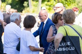 Planting of An Olive Tree in Tribute to Ilan Halimi in Nice - France