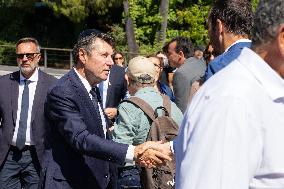 Planting of An Olive Tree in Tribute to Ilan Halimi in Nice - France