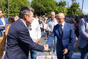 Planting of An Olive Tree in Tribute to Ilan Halimi in Nice - France