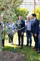 Planting of An Olive Tree in Tribute to Ilan Halimi in Nice - France