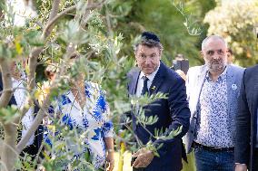 Planting of An Olive Tree in Tribute to Ilan Halimi in Nice - France