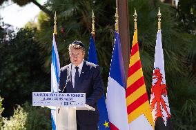 Planting of An Olive Tree in Tribute to Ilan Halimi in Nice - France