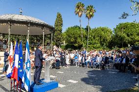 Planting of An Olive Tree in Tribute to Ilan Halimi in Nice - France