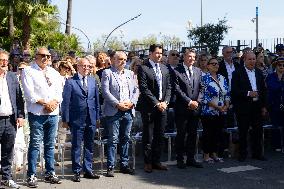 Planting of An Olive Tree in Tribute to Ilan Halimi in Nice - France