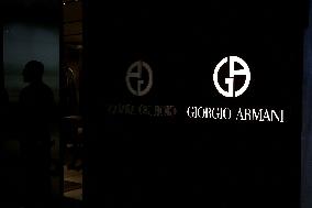 Giorgio Armani's store on Via Condotti