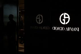 Giorgio Armani's store on Via Condotti