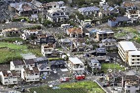 Typhoon in Japan