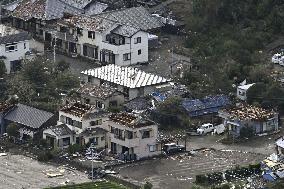 Typhoon in Japan