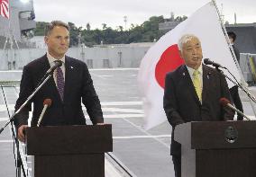 Australian defense minister in Japan
