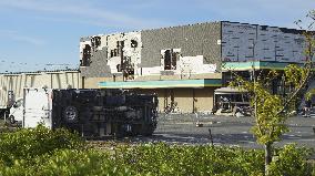 Typhoon in Japan