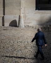 Francois Bayrou And Sebastien Lecornu At Farewell To Thierry Burkhard Arms Ceremony - Paris