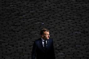 President Macron At Farewell To Thierry Burkhard Arms Ceremony - Paris