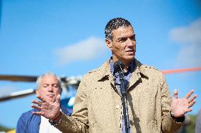 Sanchez Visits the Forestry Brigade Base in Tabuyo Del Monte - Spain
