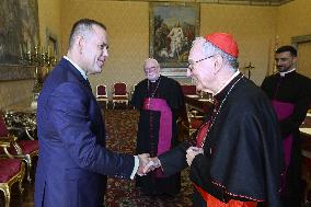 Pope Leo XIV Meets Karol Nawrocki - Vatican