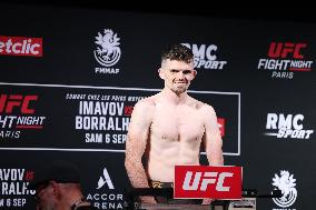 UFC Fight Night Paris official weigh-in