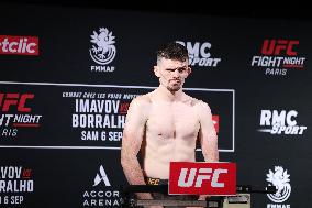 UFC Fight Night Paris official weigh-in