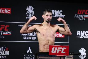 UFC Fight Night Paris official weigh-in