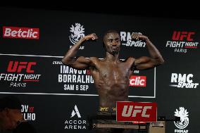 UFC Fight Night Paris official weigh-in