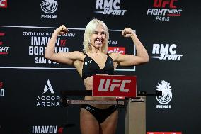 UFC Fight Night Paris official weigh-in
