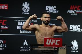 UFC Fight Night Paris official weigh-in