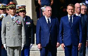 Farewell ceremony for Army General Thierry Burkhard at the Hôtel national des Invalides - Paris