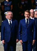 Farewell ceremony for Army General Thierry Burkhard at the Hôtel national des Invalides - Paris