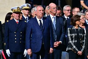 Farewell ceremony for Army General Thierry Burkhard at the Hôtel national des Invalides - Paris
