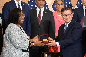 Speaker Johnson Presents Congressional Gold Medal honoring “Harlem Hellfighters of WW1