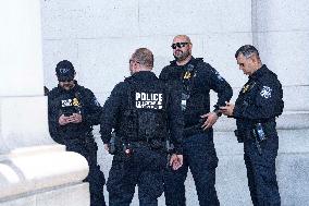Police Activity at Union Station in Washington, DC