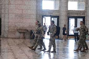 Police Activity at Union Station in Washington, DC