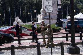 Police Activity at Union Station in Washington, DC