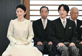 Coming-of-age rites for Japan Prince Hisahito