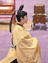 Coming-of-age rites for Japan Prince Hisahito