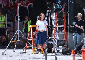 Lola Jung Filming A Commercial - NYC