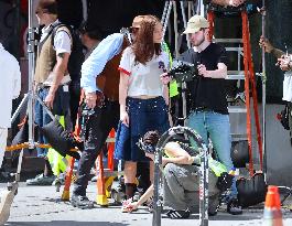 Lola Jung Filming A Commercial - NYC