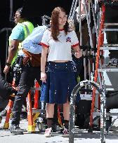 Lola Jung Filming A Commercial - NYC