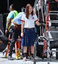 Lola Jung Filming A Commercial - NYC