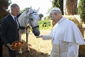 Pope Leo XIV Inaugurates The ‘Laudato sì Village’ - Castel Gandolfo