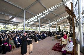 Pope Leo XIV Inaugurates The ‘Laudato sì Village’ - Castel Gandolfo