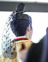 Coming-of-age rites for Japan Prince Hisahito