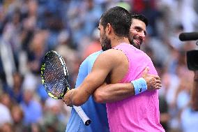 US Open - Novak Djokovic Andh Carlos Alcaraz Semi Final