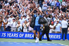US Open - Novak Djokovic Andh Carlos Alcaraz Semi Final