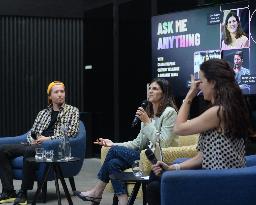 Minister Delegate for AI and Digital Affairs Clara Chappaz At Station F - Paris