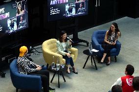 Minister Delegate for AI and Digital Affairs Clara Chappaz At Station F - Paris