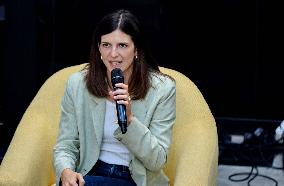 Minister Delegate for AI and Digital Affairs Clara Chappaz At Station F - Paris