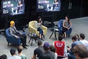 Minister Delegate for AI and Digital Affairs Clara Chappaz At Station F - Paris