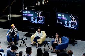 Minister Delegate for AI and Digital Affairs Clara Chappaz At Station F - Paris